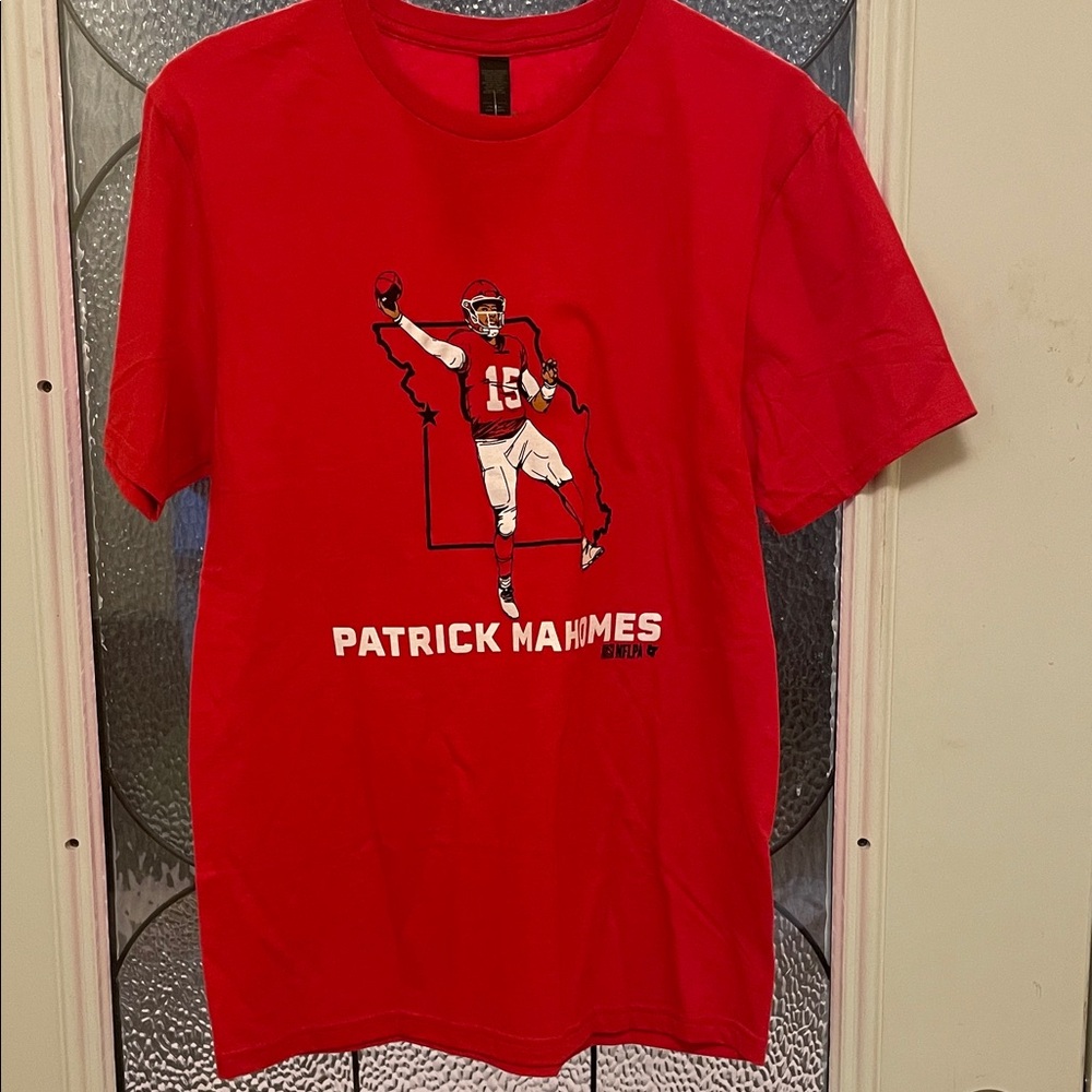 Red Kansas City Chiefs Patrick Mahomes Graphic T-Shirt